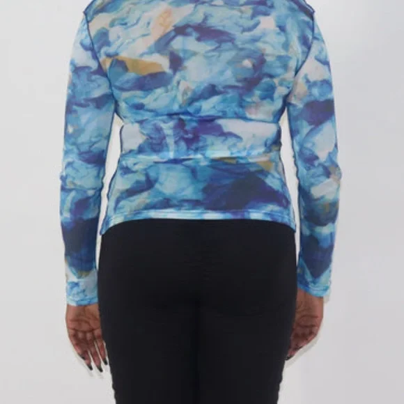 Mesh Multi-Print Top - Picture 6 of 7